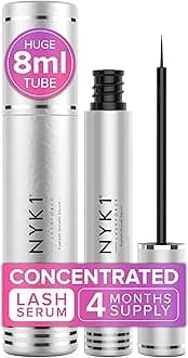 NYK1 CONCENTRATED Lash Serum For Eyelash Growth (XL - 8ml) - LashForce Eyelash Serum To Grow Lashes Longer And Thicker