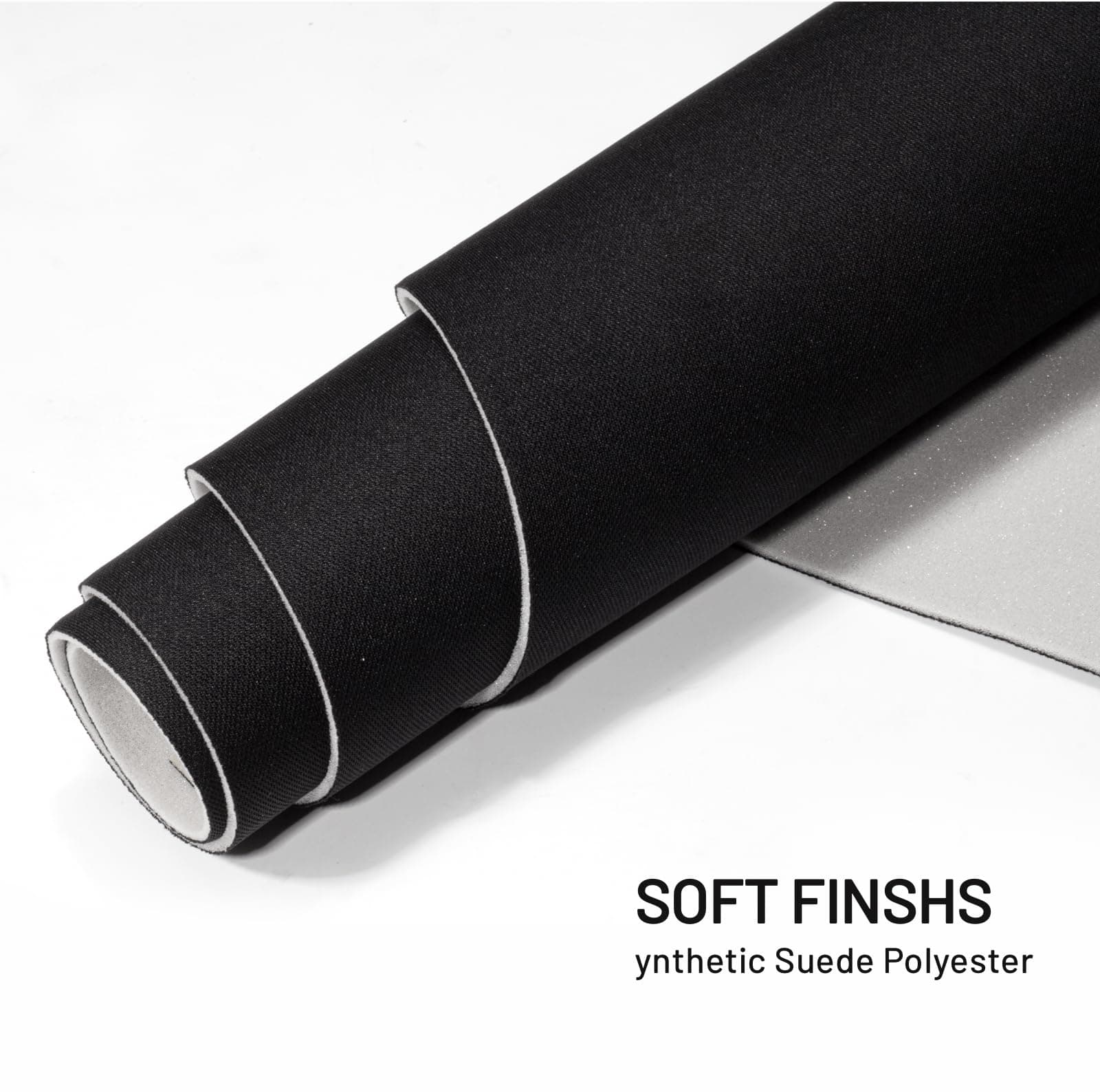 Auto Headliner Fabric 74" L × 60" W Mesh Type with Foam Backing - Tube Packaging - Black Interior Replacement Material for Car/Truck/SUV/RV Roof - Home Repair/DIY Headliner Material