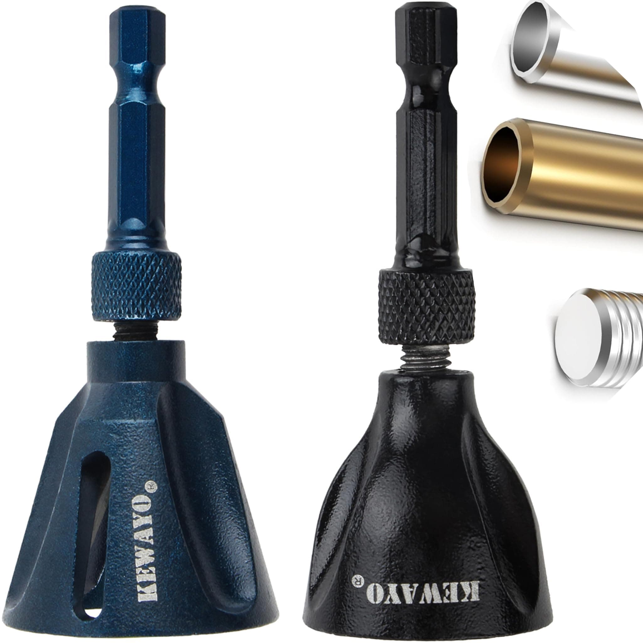 - 2Pc Thread Deburring Tool Tungsten Carbide Blade 3-25mm Metal Pipes Hex Shank