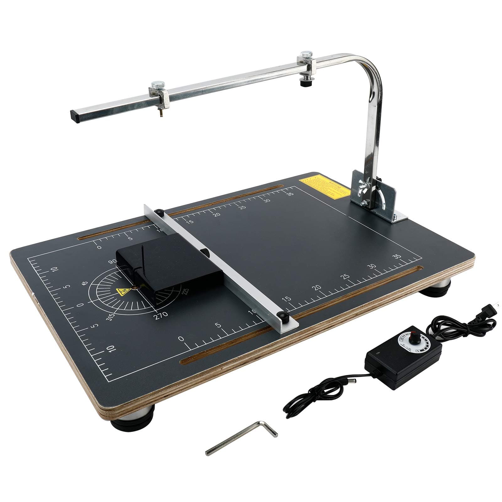 110V 30W Hot Wire Foam Cutting Machine Table Top Styrofoam Cutter for Sponge, Pearl Cotton, KT Board, Polystyrene Cutting