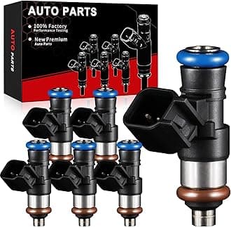 Fuel Injectors V6 3.5L 3.7L Fits for:-Ford Edge Explorer 2011-2016, F150 2011-2015, Flex Transit for:-Mustang for:-Lincoln MKX 2011-2019, OE#0280158191, FJ1116, 822-11214 (6PCS)