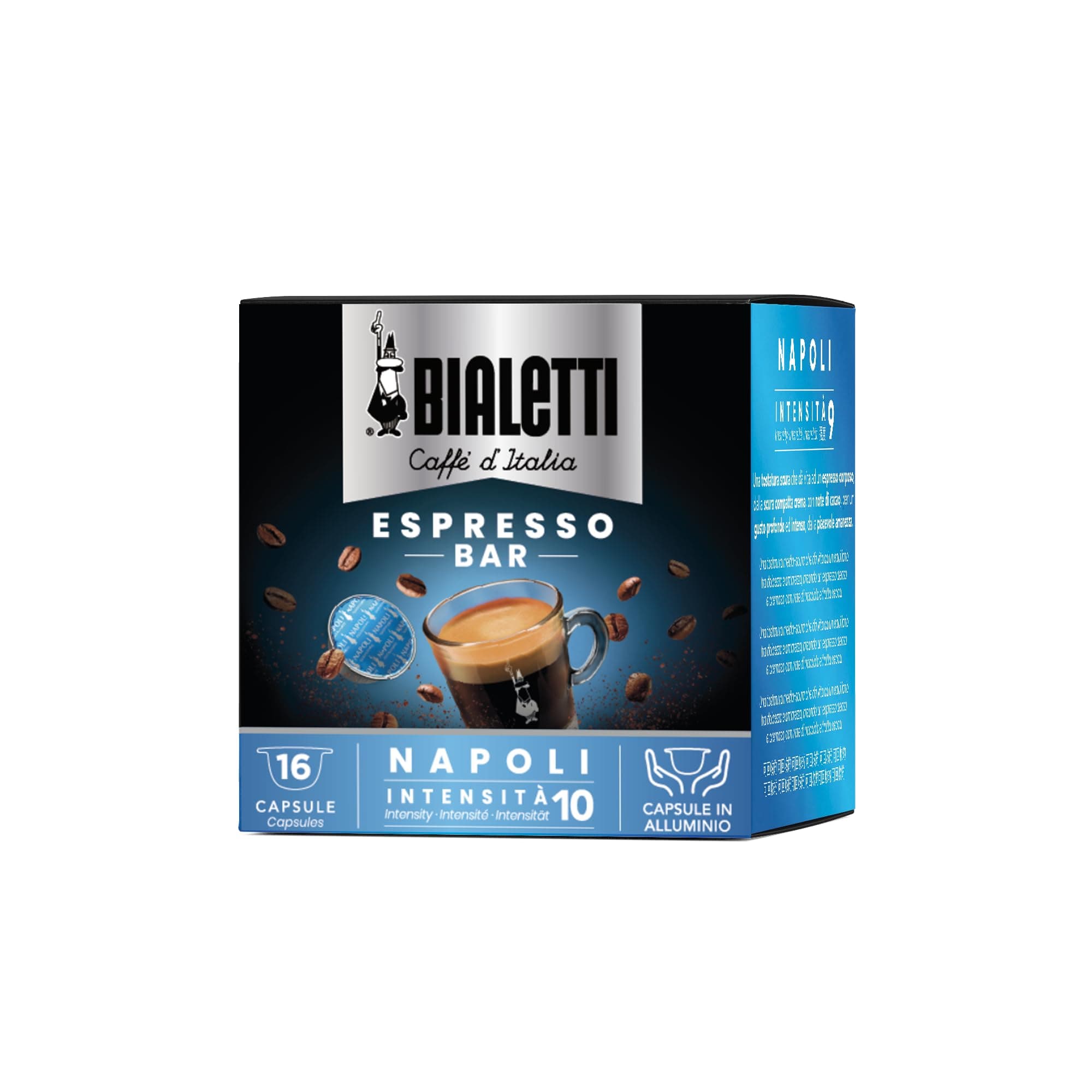 6822 Mini Express Espresso Capsules, Napoli, 16-pack