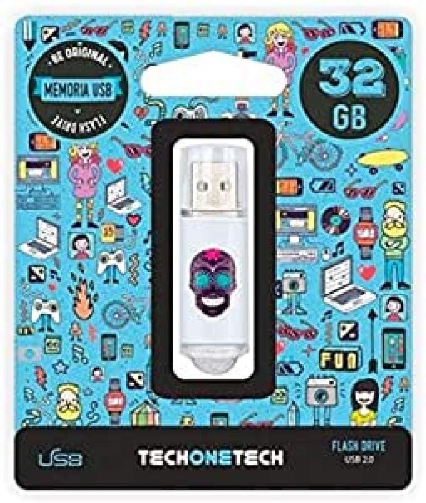 PENDRIVE 32GB TECH ONE TECH Maya Skull