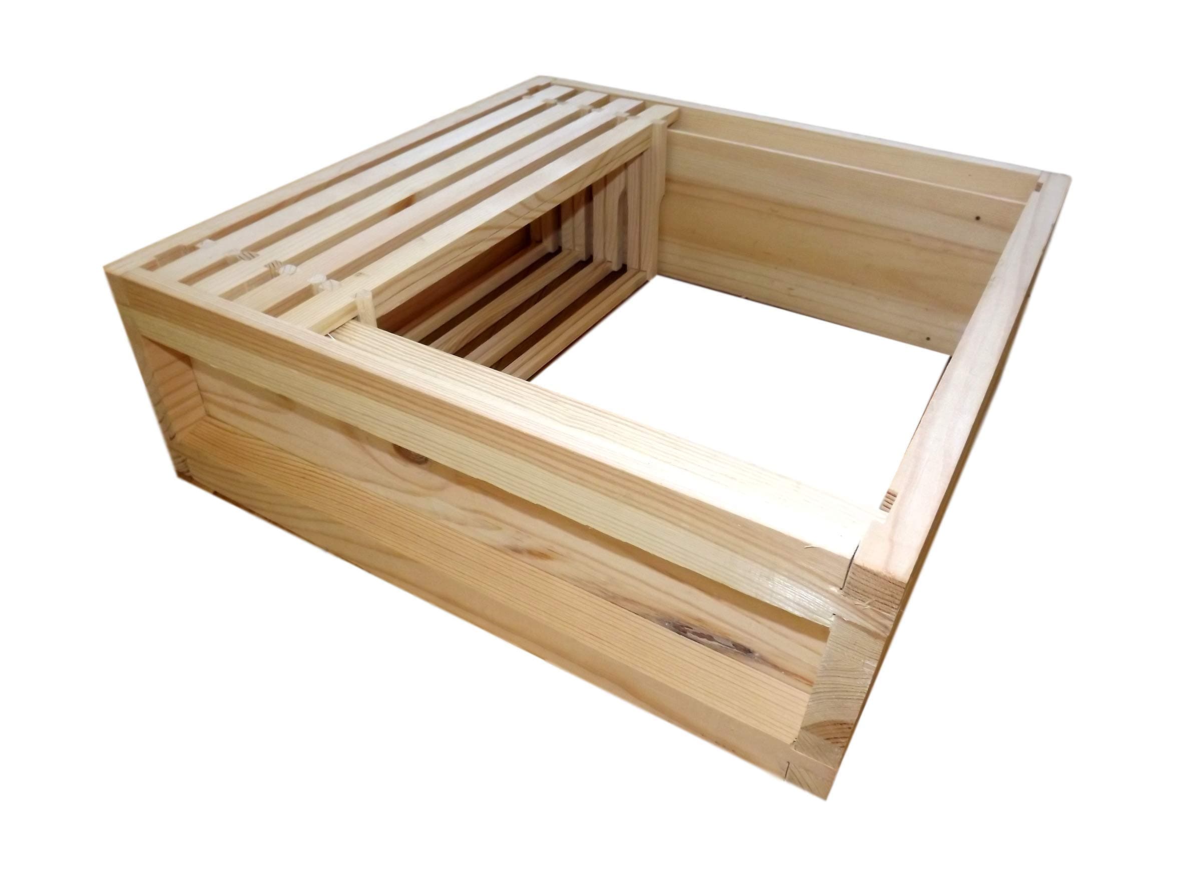 Ltd - Super for a British National Beehive- Flat Packed with Nails and Instructions - Pine
