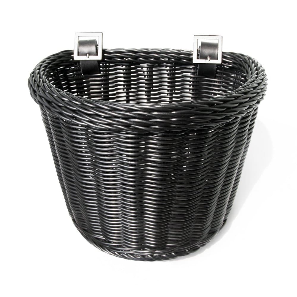 ‎Junior Front Handlebar Bike Basket, 2 Leather Straps