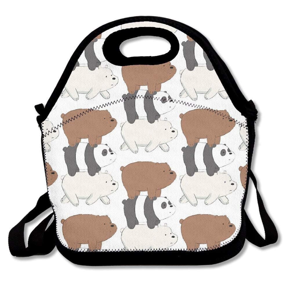 We Bare Bears Lunch Bag Tote Handbag