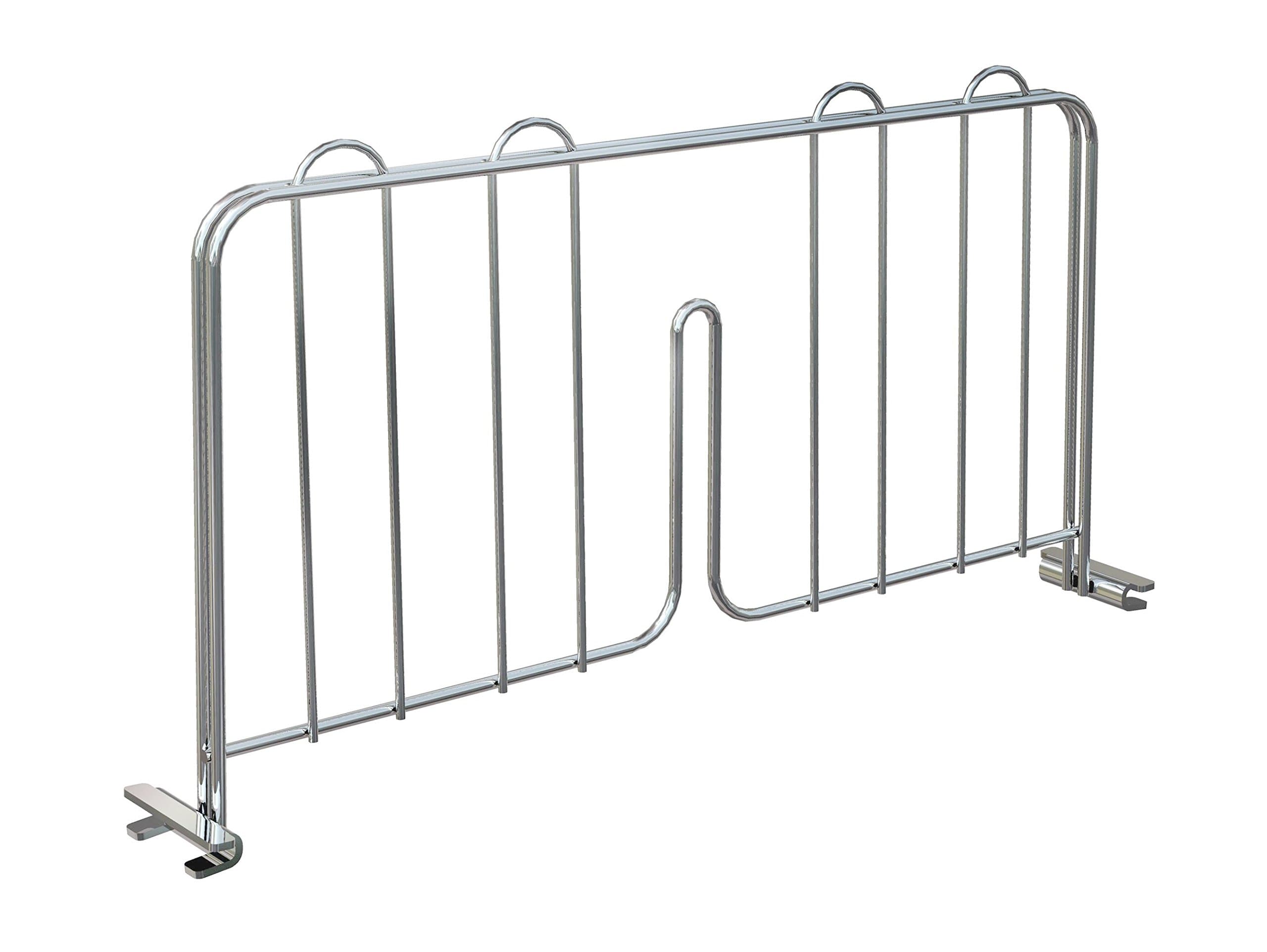 ARCHIMEDE Modular System Partition, Chrome-Plated Metal, 36 x 1 x 20 cm