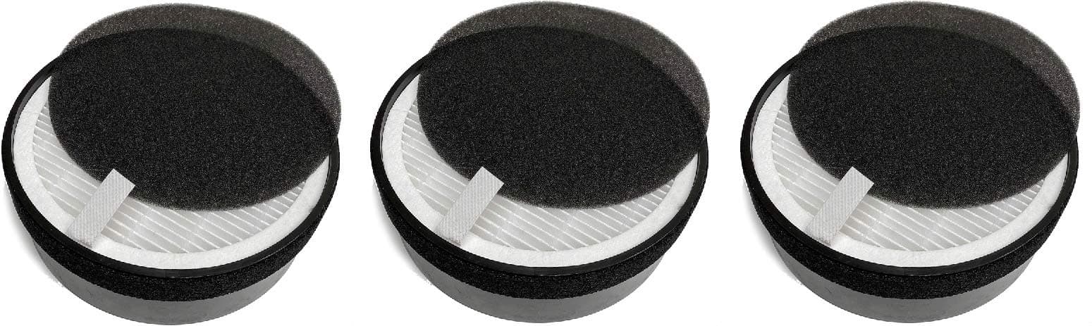 True HEPA H13 Air Filter Replacement Compatible with hOmeLabs Compact Air Purifier HME020248N 3 Stage Filtration with Night Light Office Bedroom, 3 Units