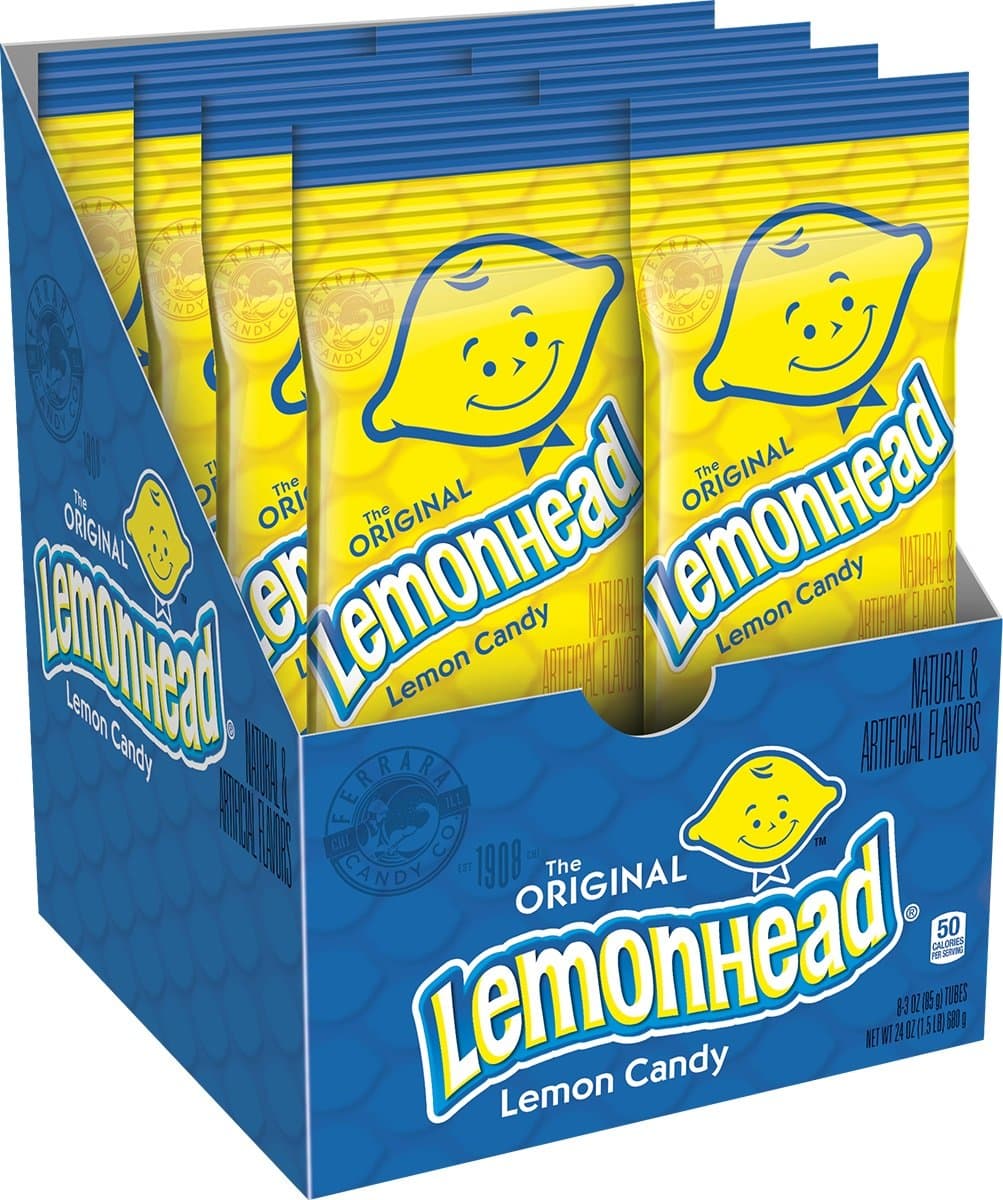 Lemonhead Candy, 3 Ounce, Pack of 8
