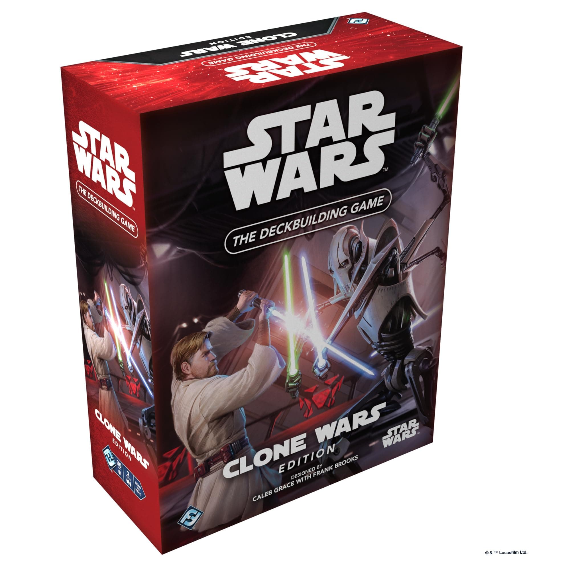 Fantasy Flight Game Star Wars: Deck Building Game Clone Wars Edition - Intense Galaxy Battle Card Game, Strategy Game for Kids and Adults, Ages 12+, 2 Play, 30 Minute Play Time, Made by