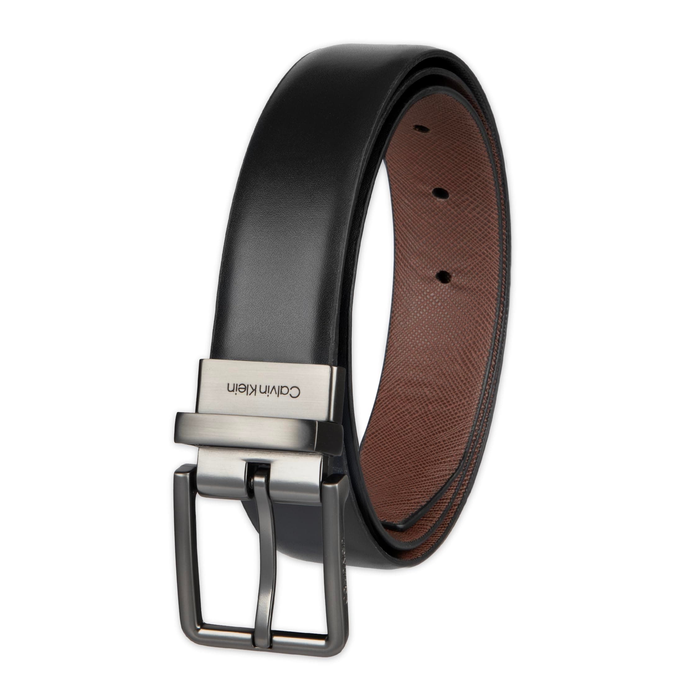 Calvin Klein Men's Smooth Leather Reversible Belt