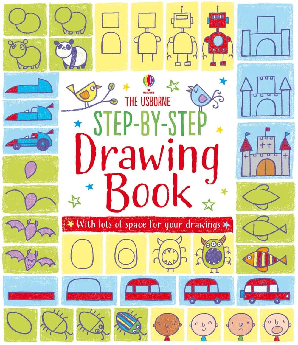 Step-by-step Drawing Book Paperback – Import, 27 June 2023