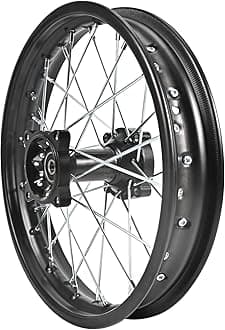 Trkimal Rear Wheel Rim Hub for Motocross Off Road Dirt Pit Bike (90/100-14 (15mm Bearing))