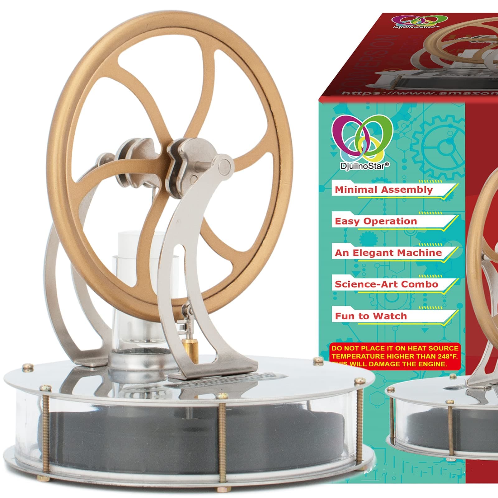 Low Temperature Stirling Engine