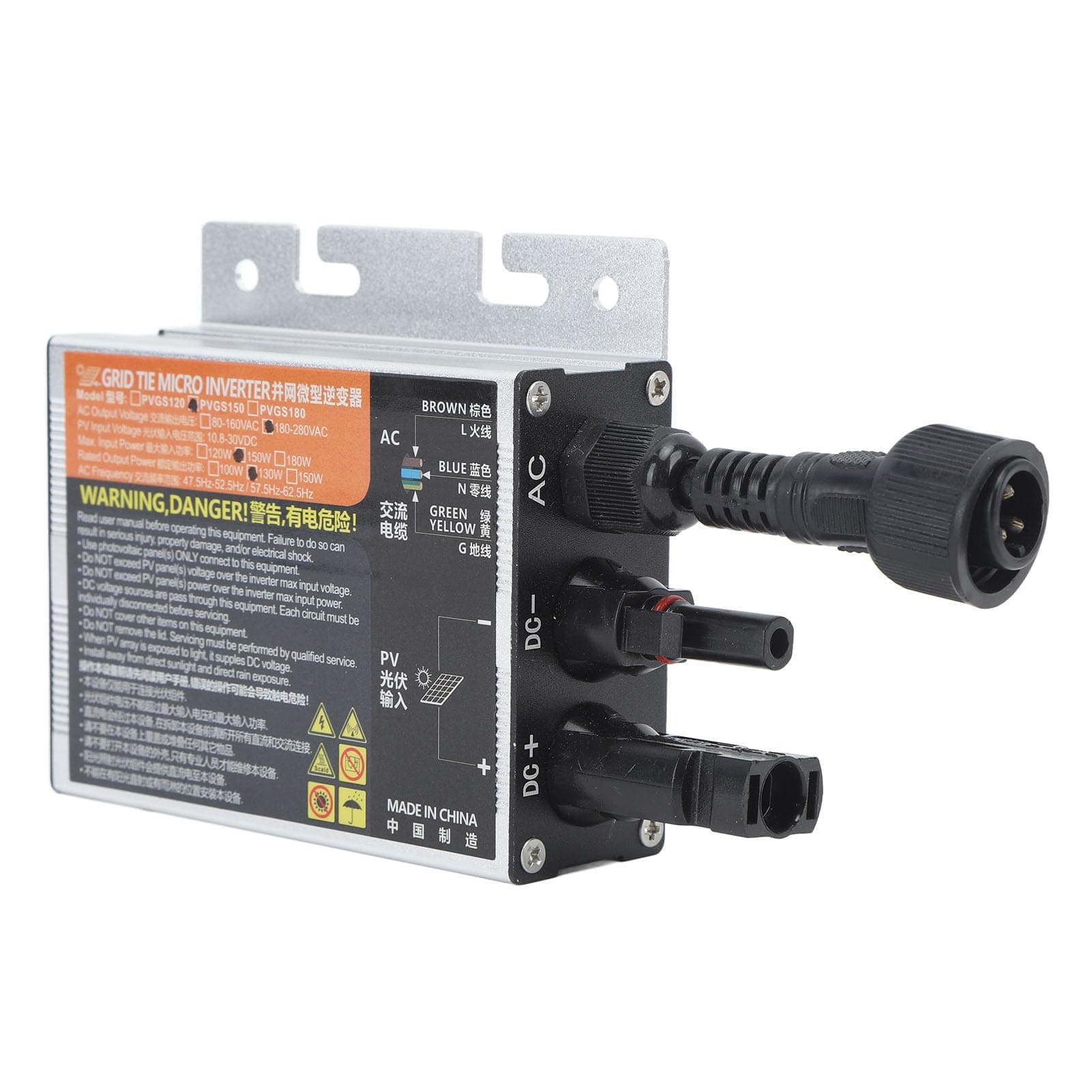 Airshi Solar Micro Inverter 3 Phase Grid Connected Power Generation Pure Sine Solar Inverter Current for Solar Panel