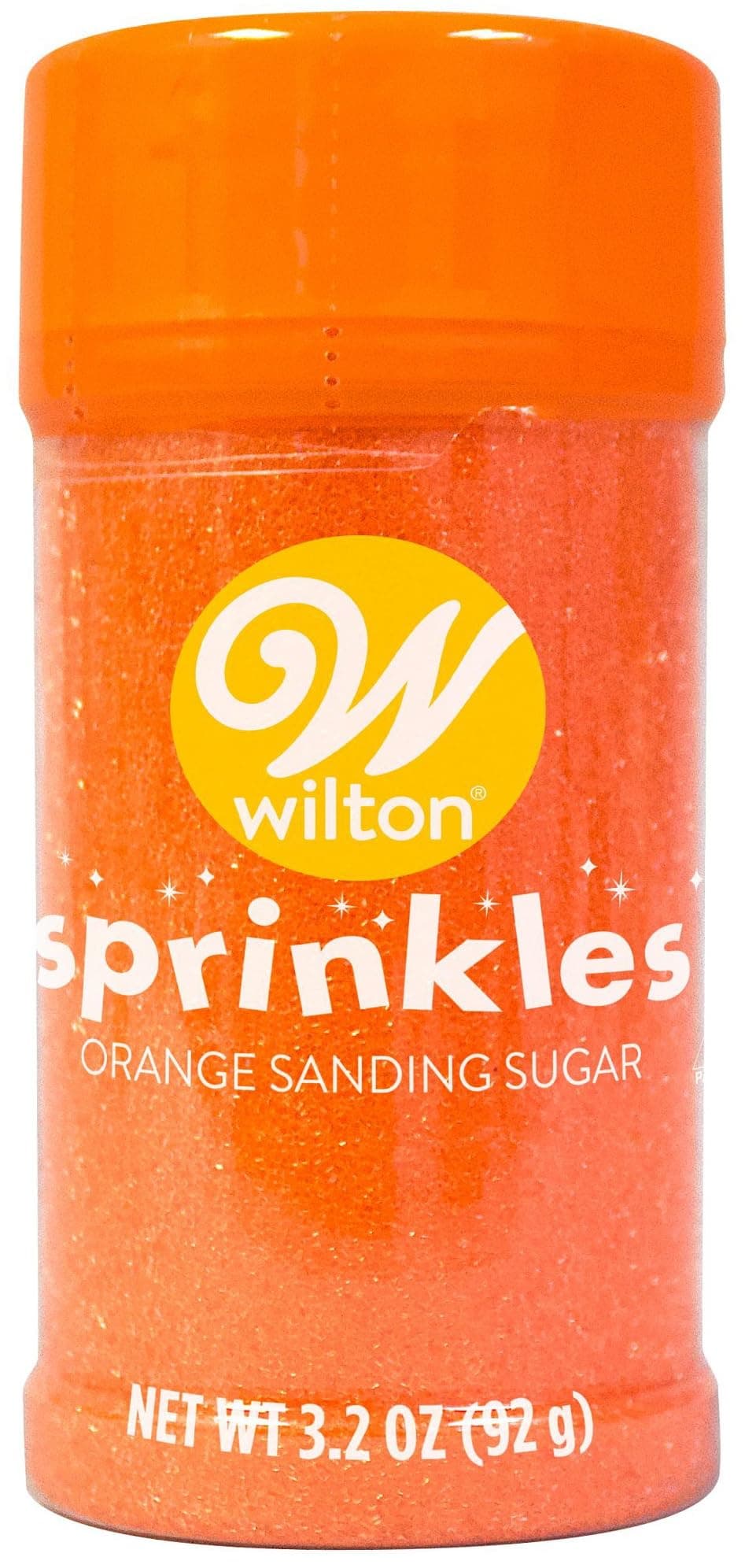 Sparkling Sugar Decorating Sprinkles, 3.25 oz., Orange