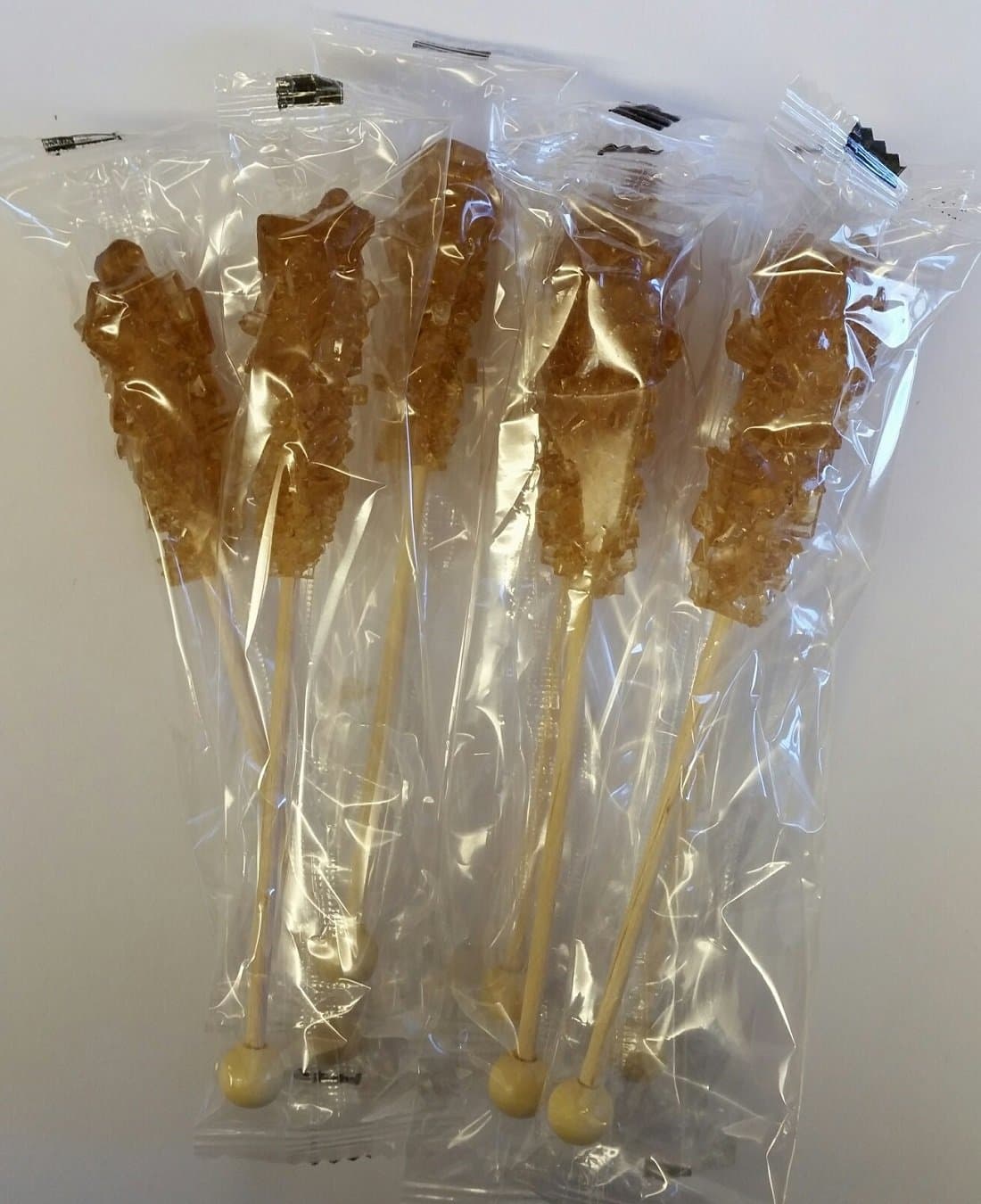 25 x Individually Wrapped Brown Sugar Swizzle Sticks