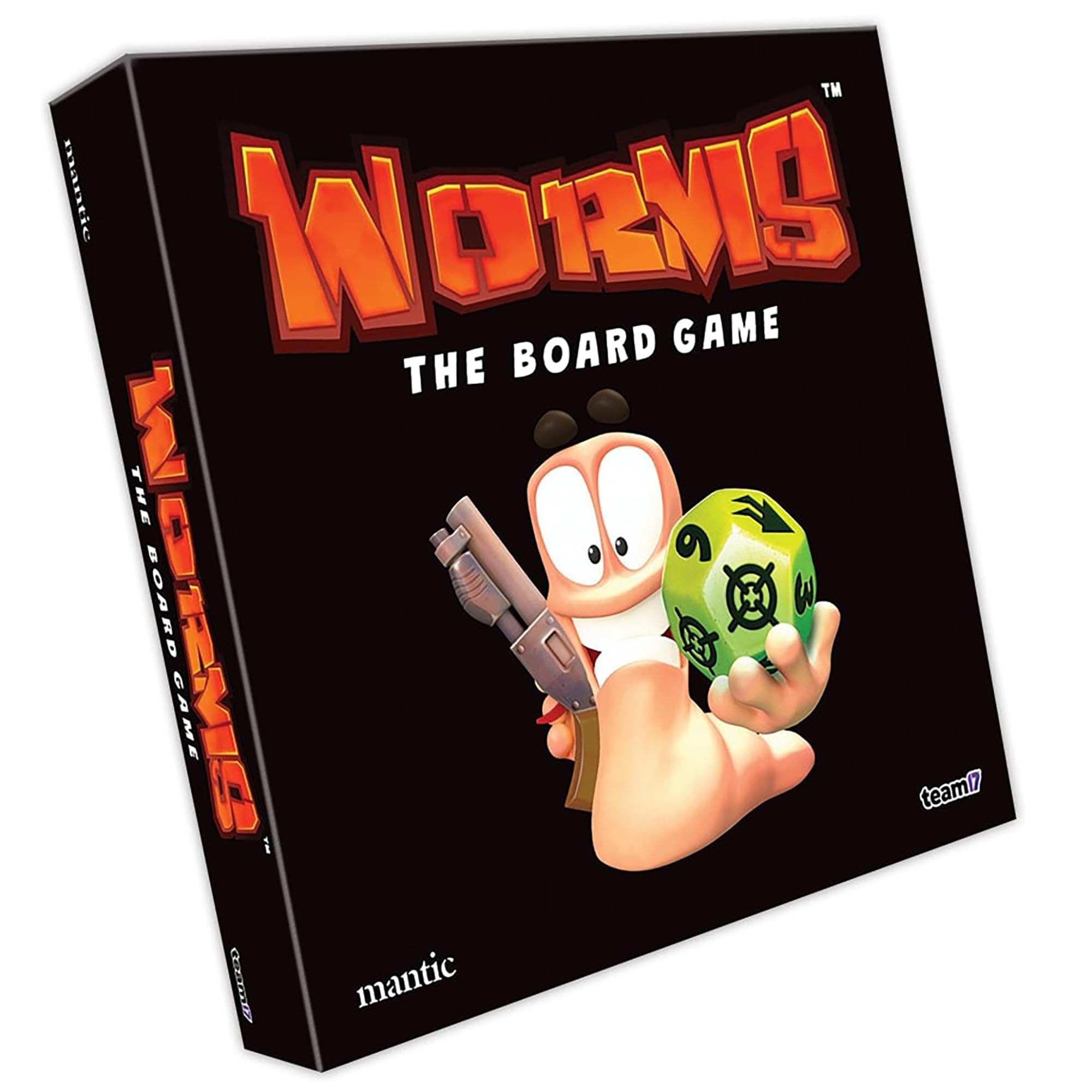 Worms: The Board Game | Chaotic Strategy Board Game with Miniatures | Tactical Combat and Destructible Terrain | Family Party Game