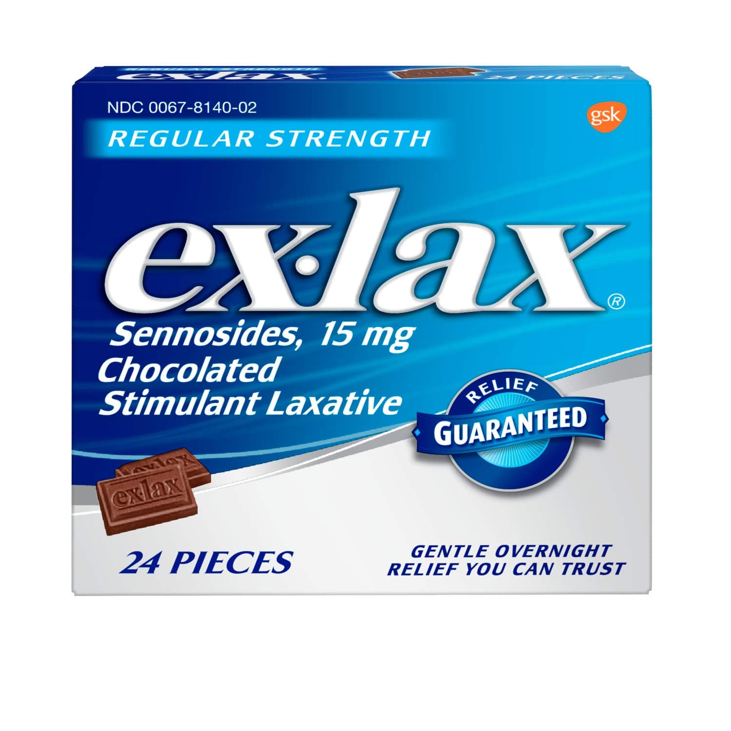 EX-LAX TABS CHOCOLATED (Pack of 10)