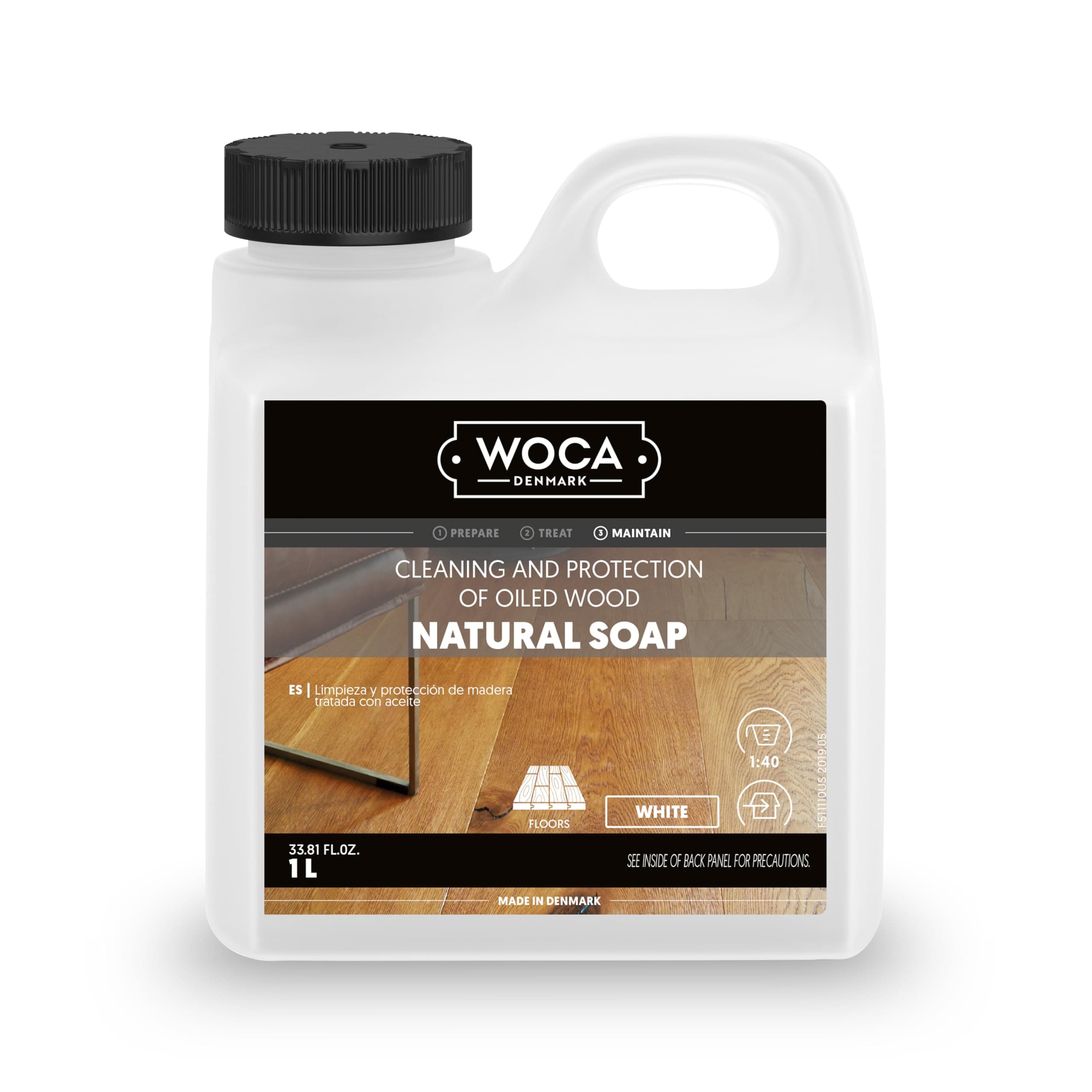 WOCA Natural Soap 1 Liter (White)