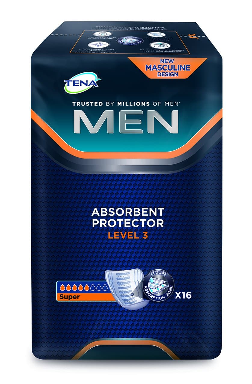 Level 3 Men Pack of 16 Pack by Tena