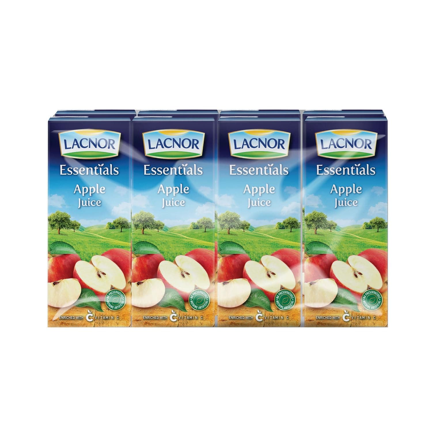 Lacnor Essentials Apple Juice - 180 ML X 8
