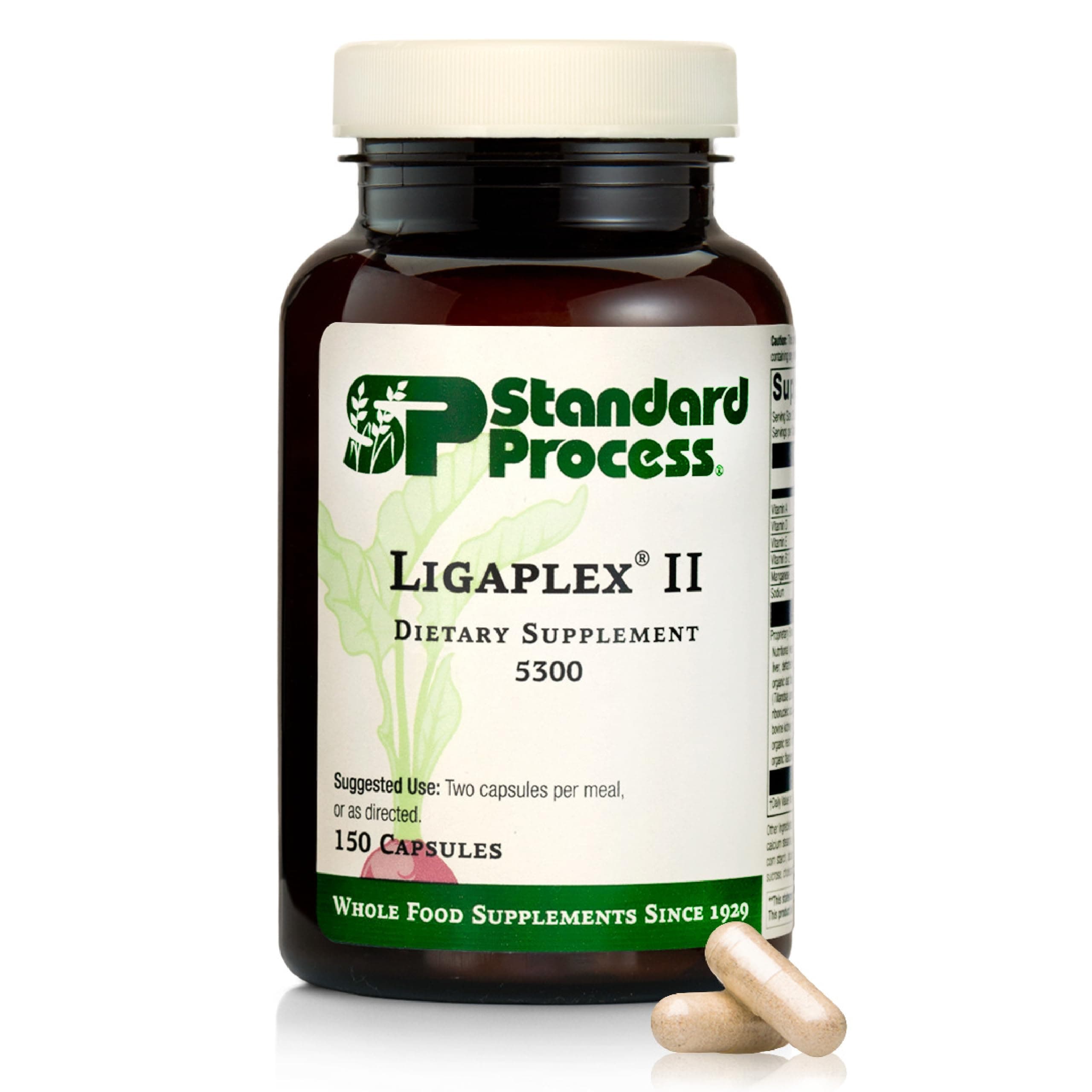 Standard Process Ligaplex II - Joint & Bone Support - Manganese Supplement with Vitamin B12, A & D - Skeletal System & Joint Support Supplement - 150 Capsules
