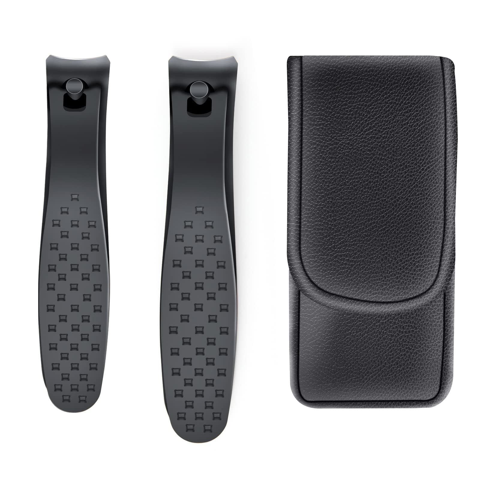 2pcs Nail clippers set  Leather Case