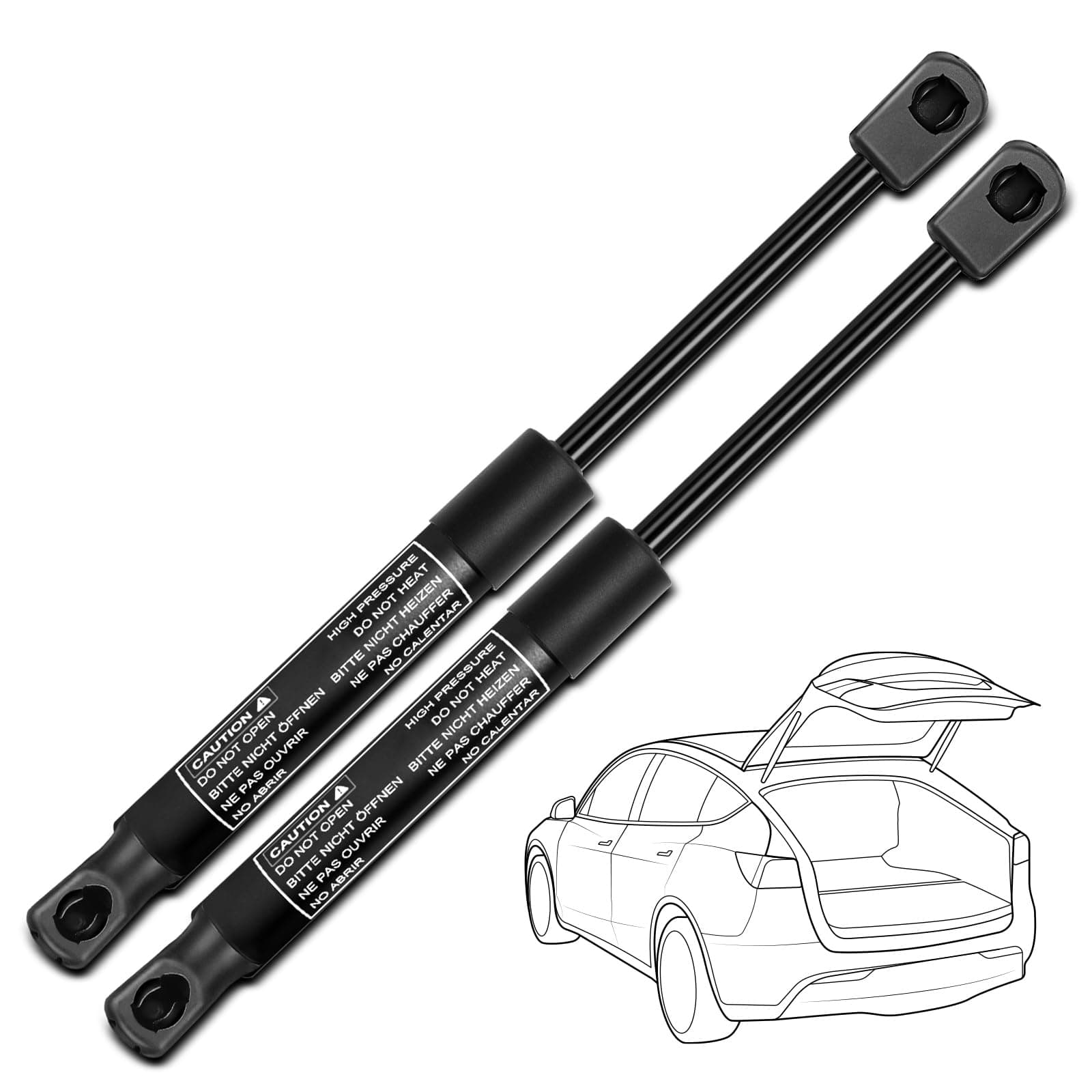 2PCS Front Trunk Lift Support Struts Gas Spring Shocks Replacement for Porsche 911 2012-2019 Boxster 2013-2016 Cayman 2014-2016