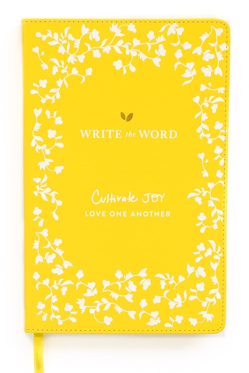 MUDHEN Write the Word Bible Journal: Scripture Faith Journal by Lara Casey (Yellow)