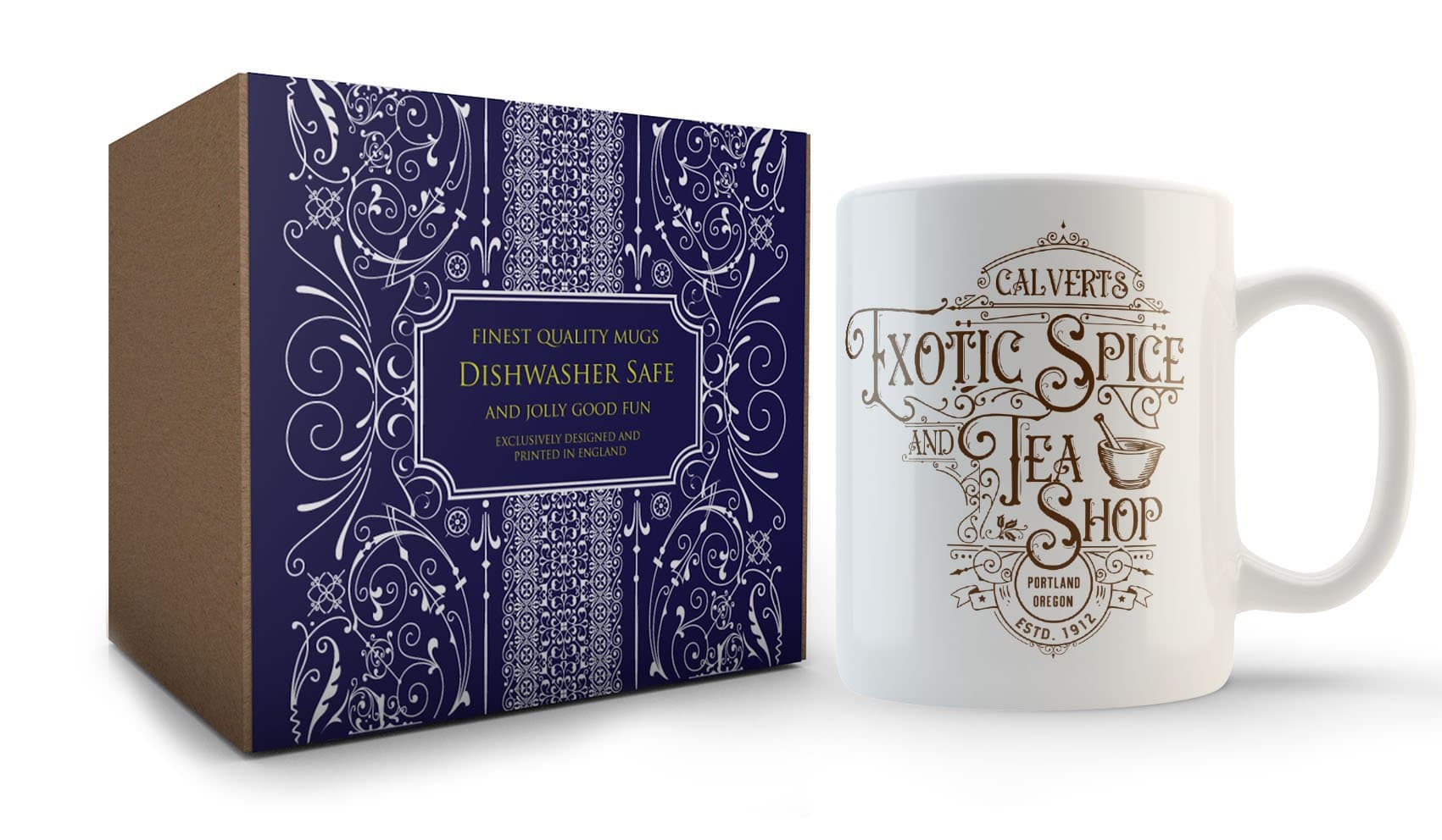 Grimm Calvert's Exotic Spice Shop Mug