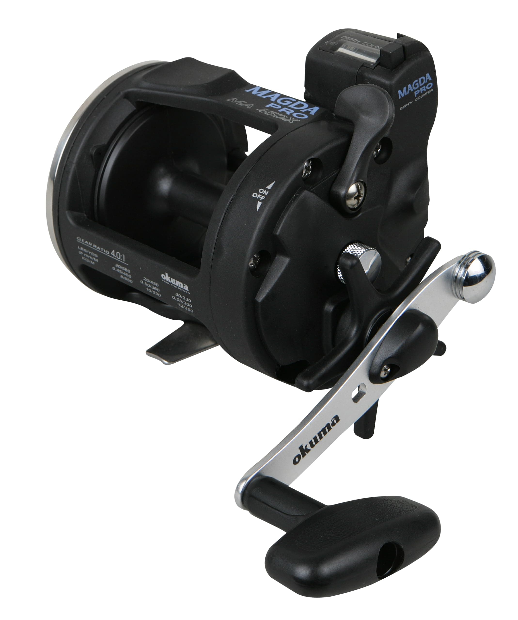 Magda Pro Line Counter Levelwind Trolling Reel