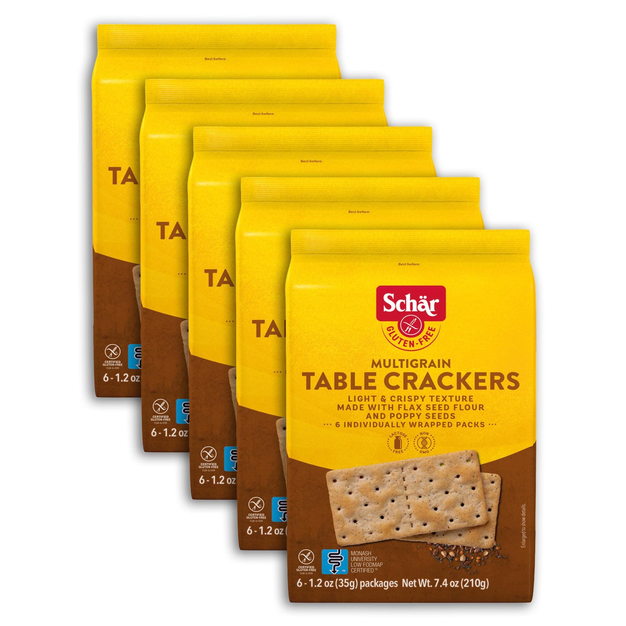 Schar Multigrain Table Crackers 5-Pack