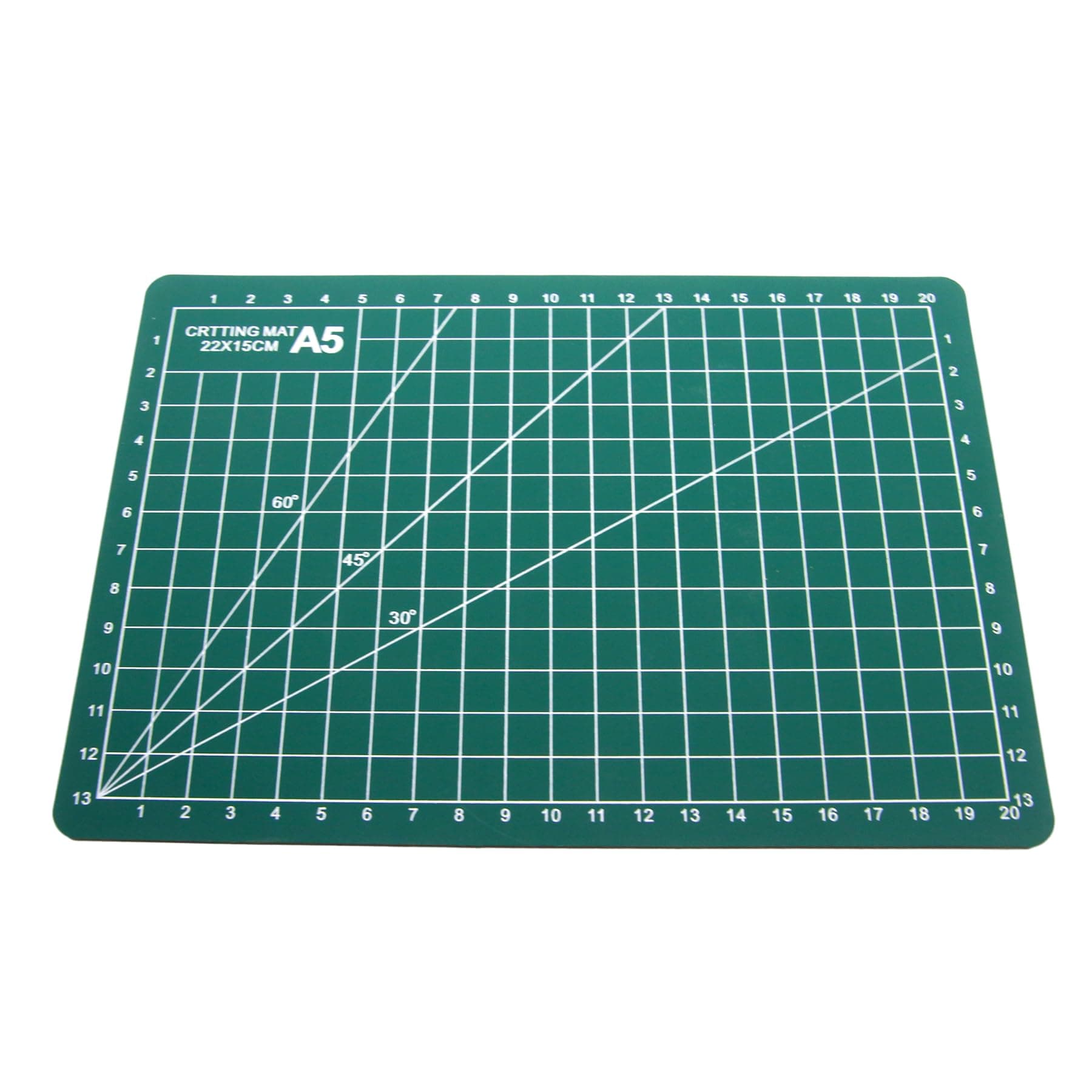BOROLA A5 Single Sided Self-Healing Board Cutting Pad 8 Inches x 6 Inches Compatible For DIY School Manual Projects, Sewing, Quilting, Model Making(Green)