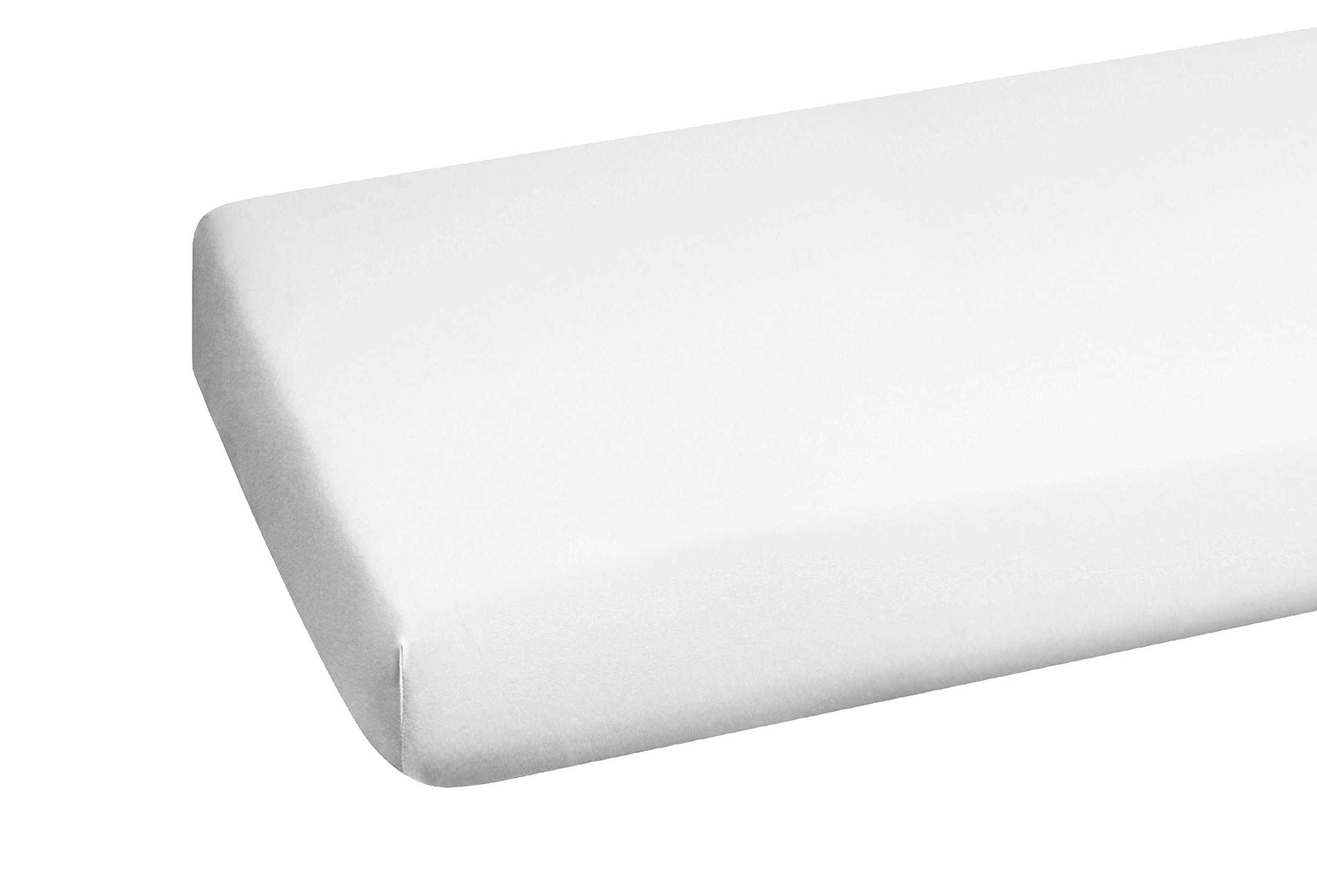 Heike 4300900 Comfortable Jersey Fitted Bed Sheet, silver grey, 140 x 190 bis 160 x 200 cm