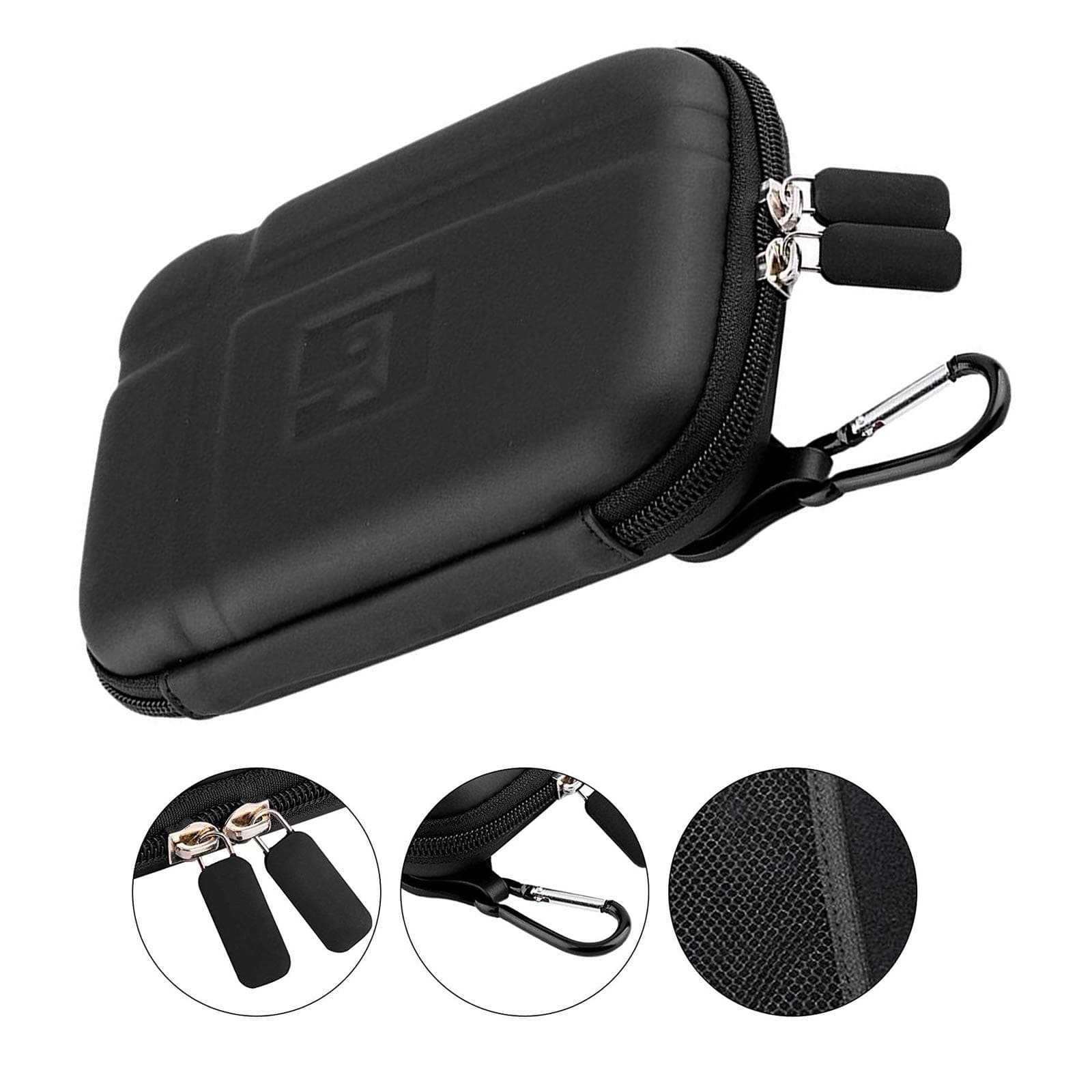 5 Inch Gps Case GPS Carrying Case Hard Shell Case for Garmin Drive 50 Garmin nüvi 2555LMT drive smart 50 57LM 2595 LMT 2539LMT 1490LMT 1450LMT TOMTOM Vehicle GPS Navigator and Accessories Black