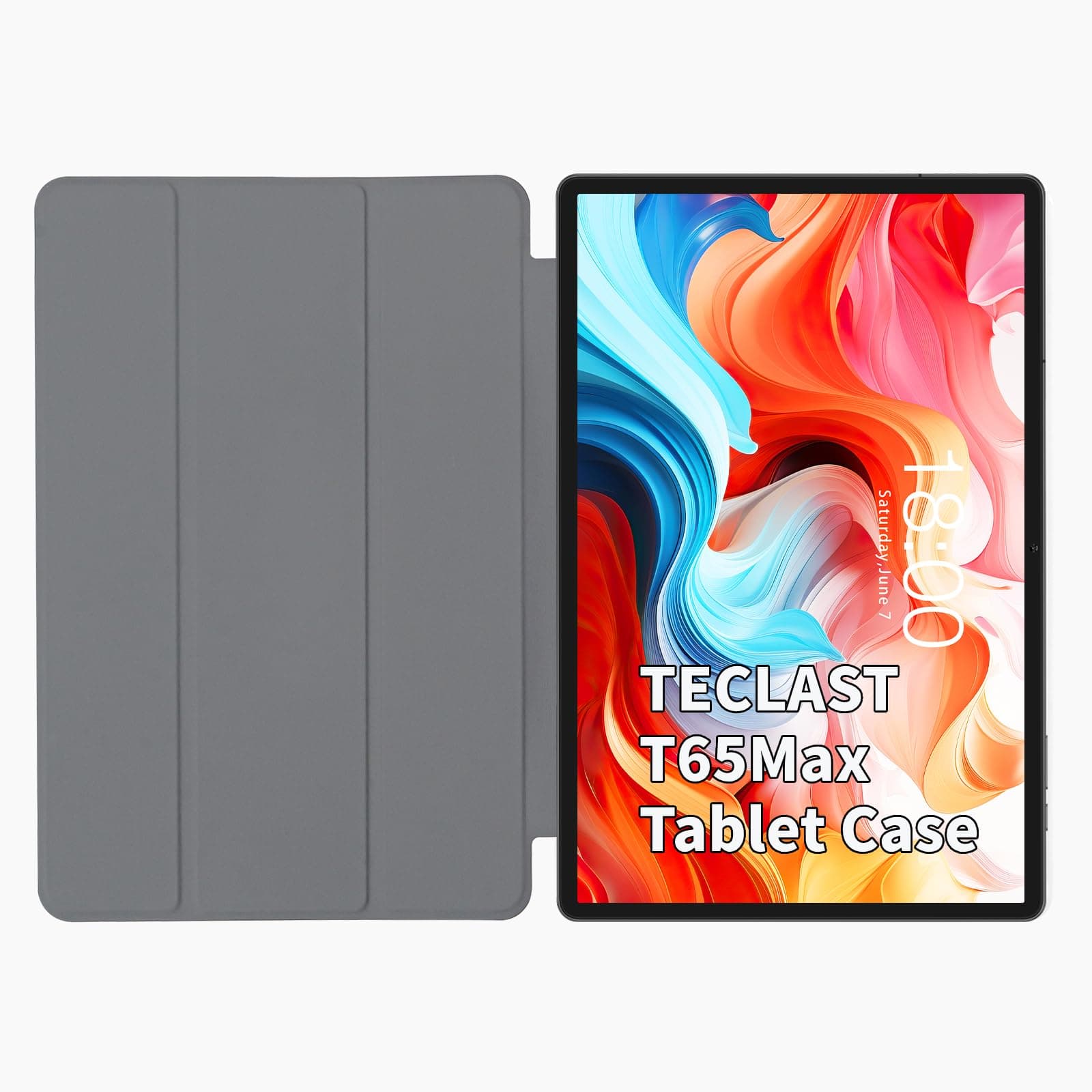 TECLAST T65MaxTablet Case, Ultra Thin, Ultra Lightweight, Shockproof, Scratch Resistant, Stand Function, Full Protection (Not Suitable for T65)