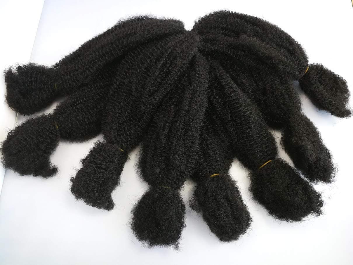 UK: Impression Afro Kinky Bulk. Black Colour 1B 24"