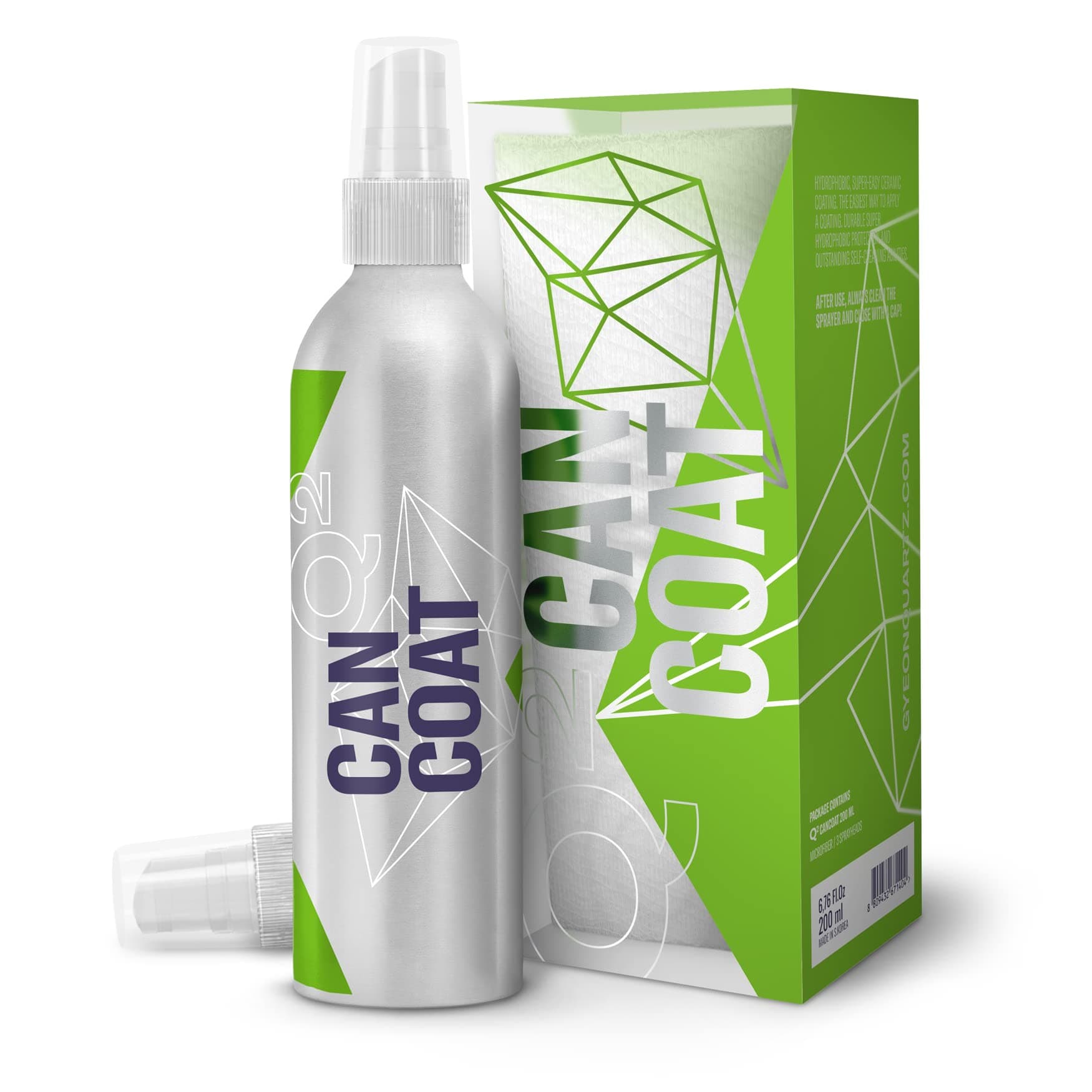 Gyeon Quartz Q² CANCOAT - Hydrophobic Spray Ceramic Coating - Deep Ceramic Shine - sio2 Nano Ceramic Spray Coating - Ceramic Car Coating Premium auto Detailing Supplies