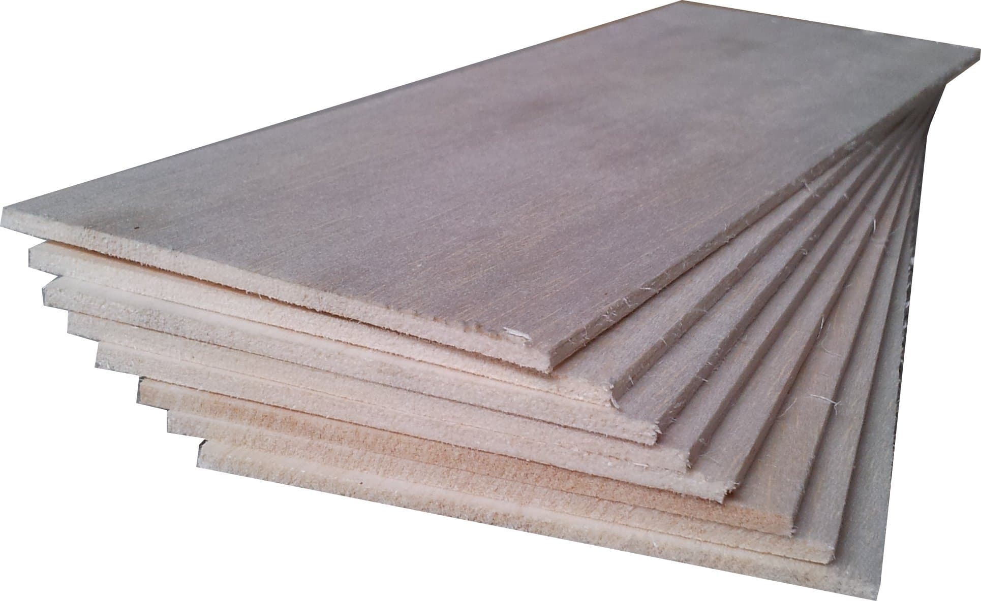 Balsa Wood 8 Sheets 18" x 3" x 1/8" (460mm x 75mm x 3mm)