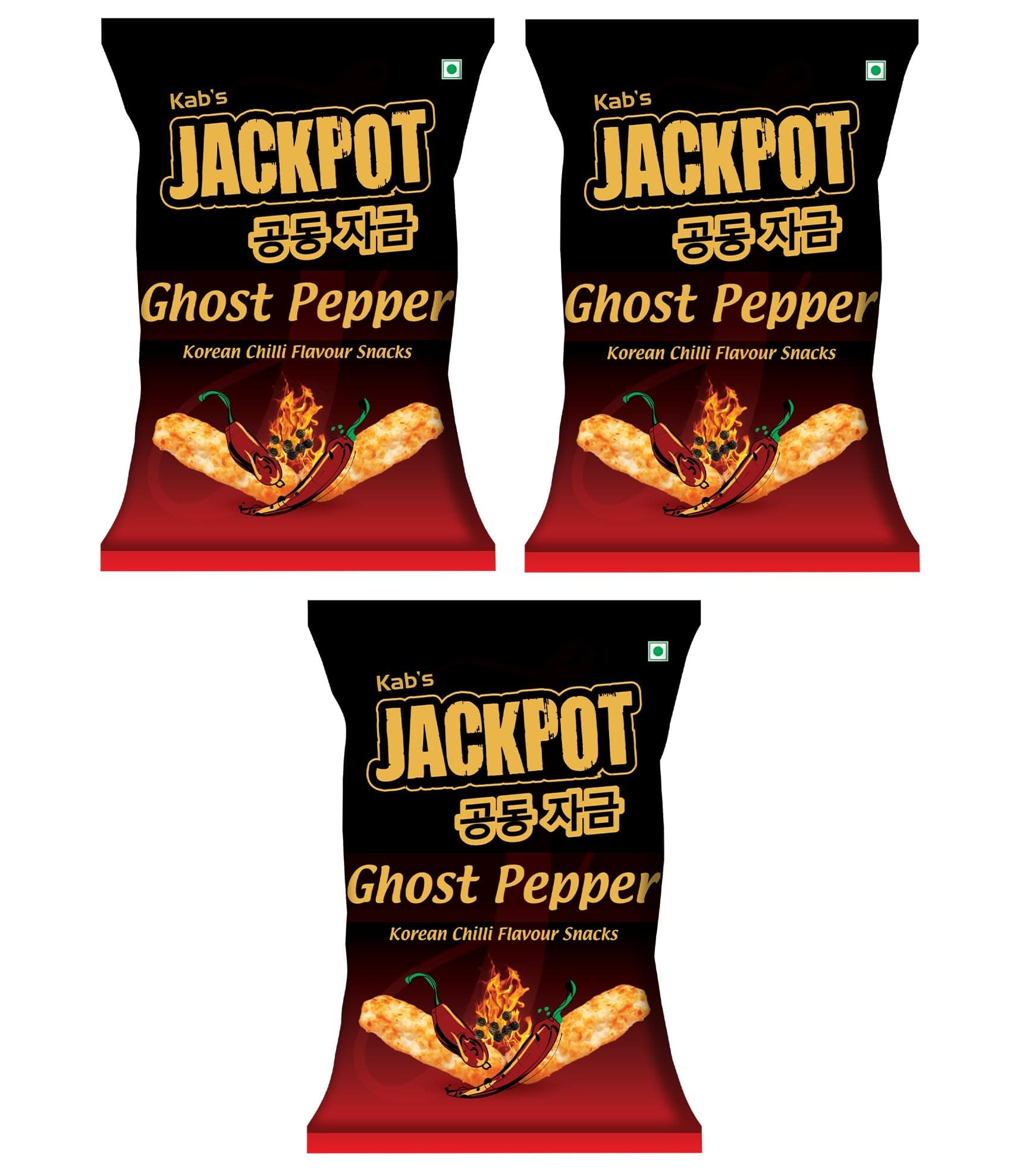 Ghost Pepper Snacks 50gm (Pack of 3)