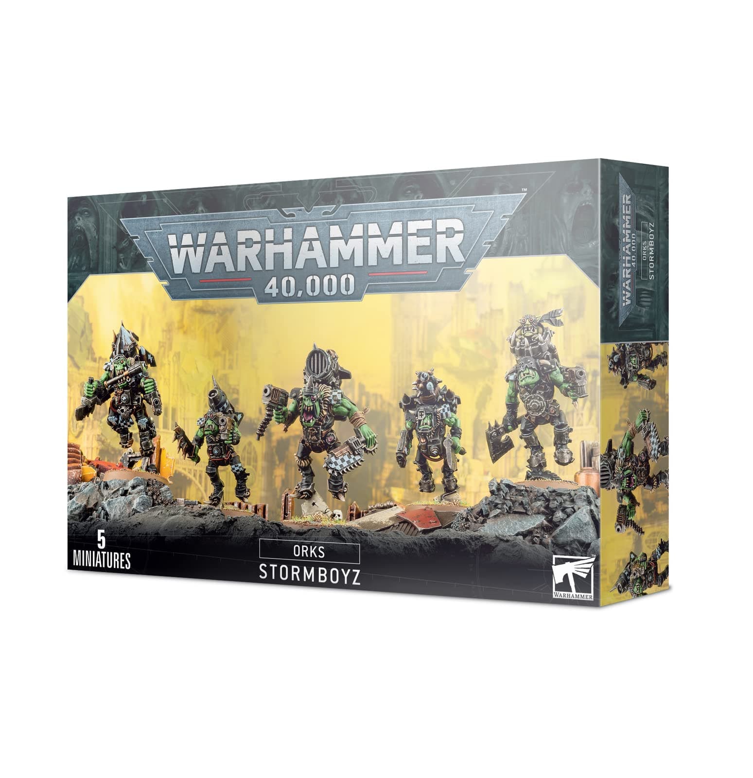 Games Workshop Warhammer+40k+-+Orks+Stormboyz+%282018%29, Black