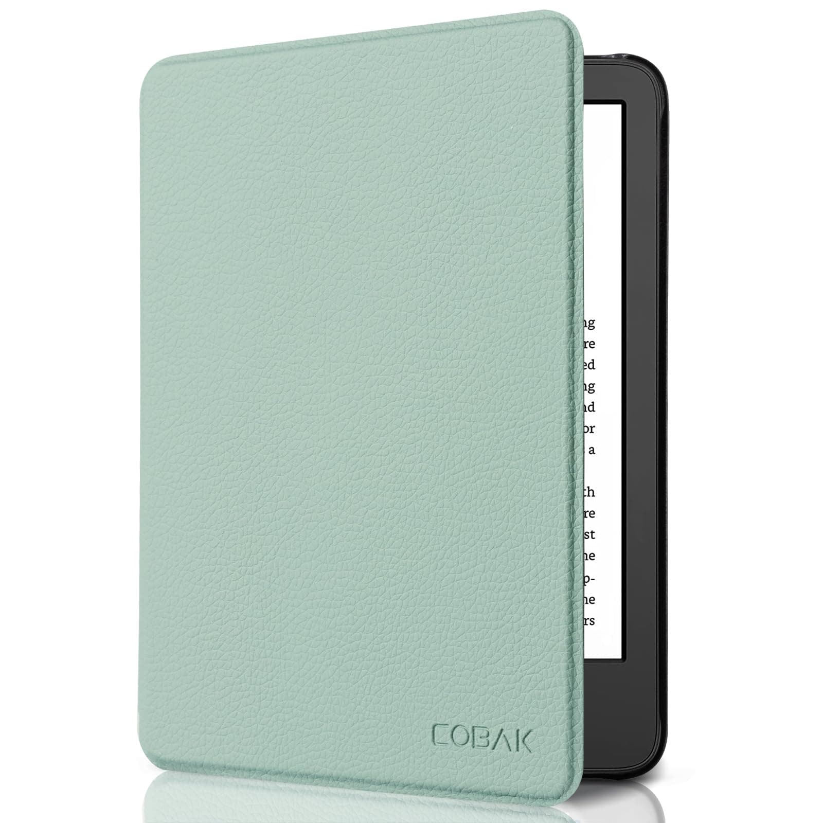 CoBak Case for All New Kindle 11th Generation 2022 Release Only - PU Leather Smart Cover, Auto Sleep and Wake, Premium Protective Case for Kindle 2022,Sage Green