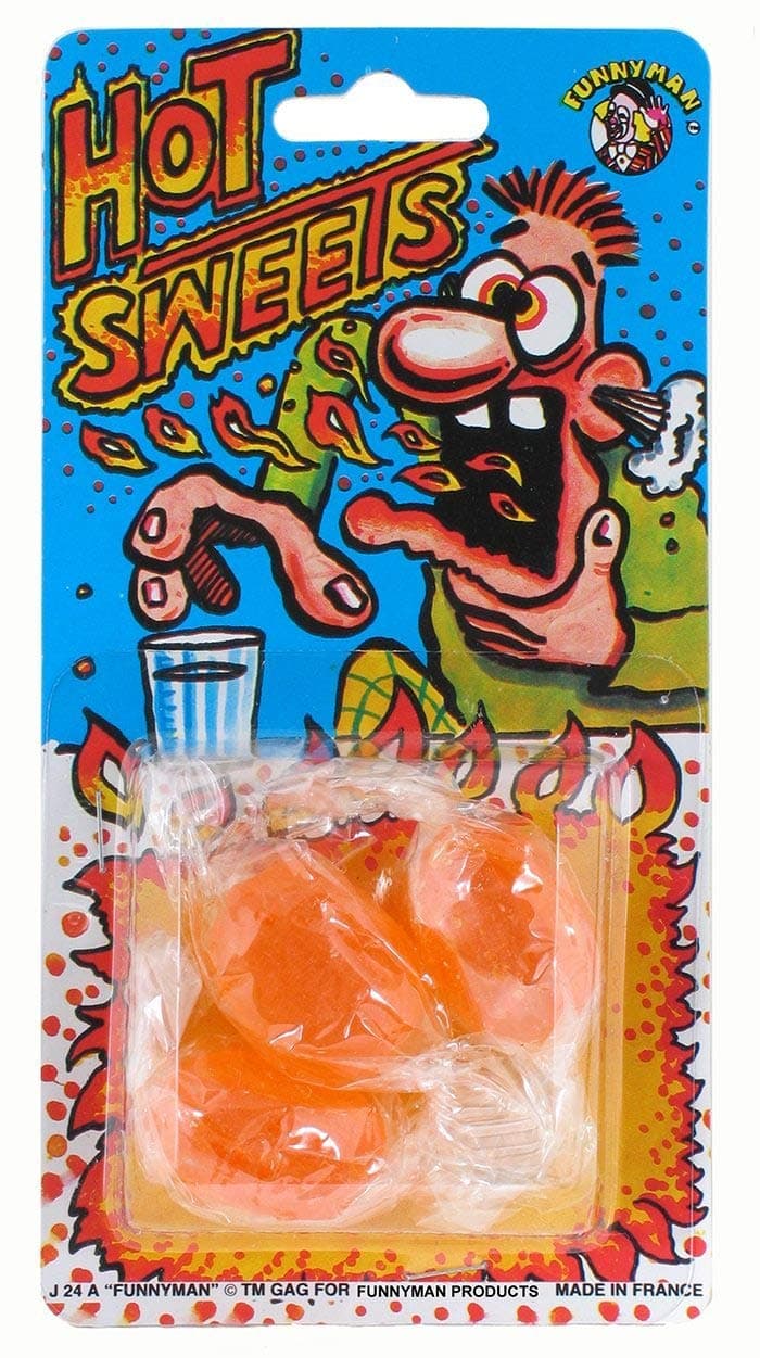 Hot Sweets - Joke Novelty Sweets - Chilli Pepper Flavoured! (Pack of 3)