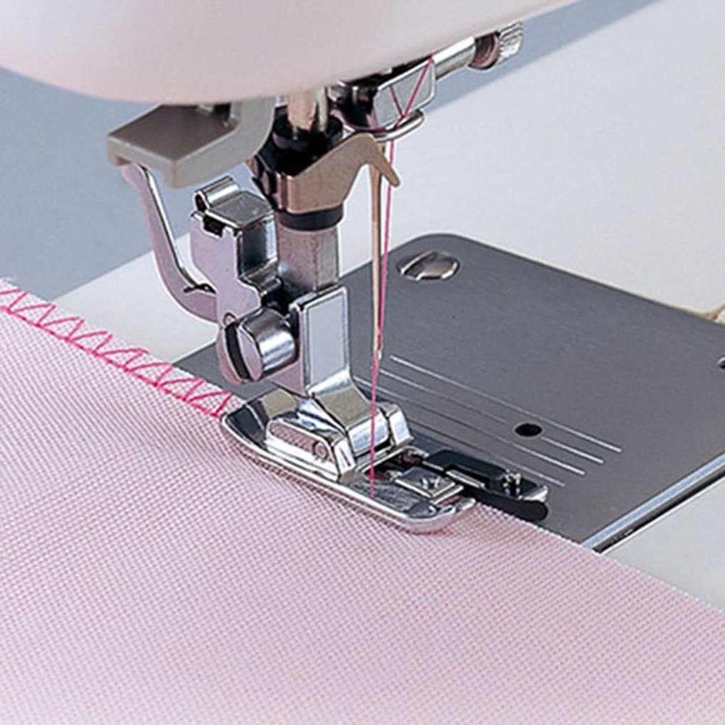 Gemini_mall® Overlock Overedge Overcasting Sewing Machine Presser Rolled Hem Foot Tool