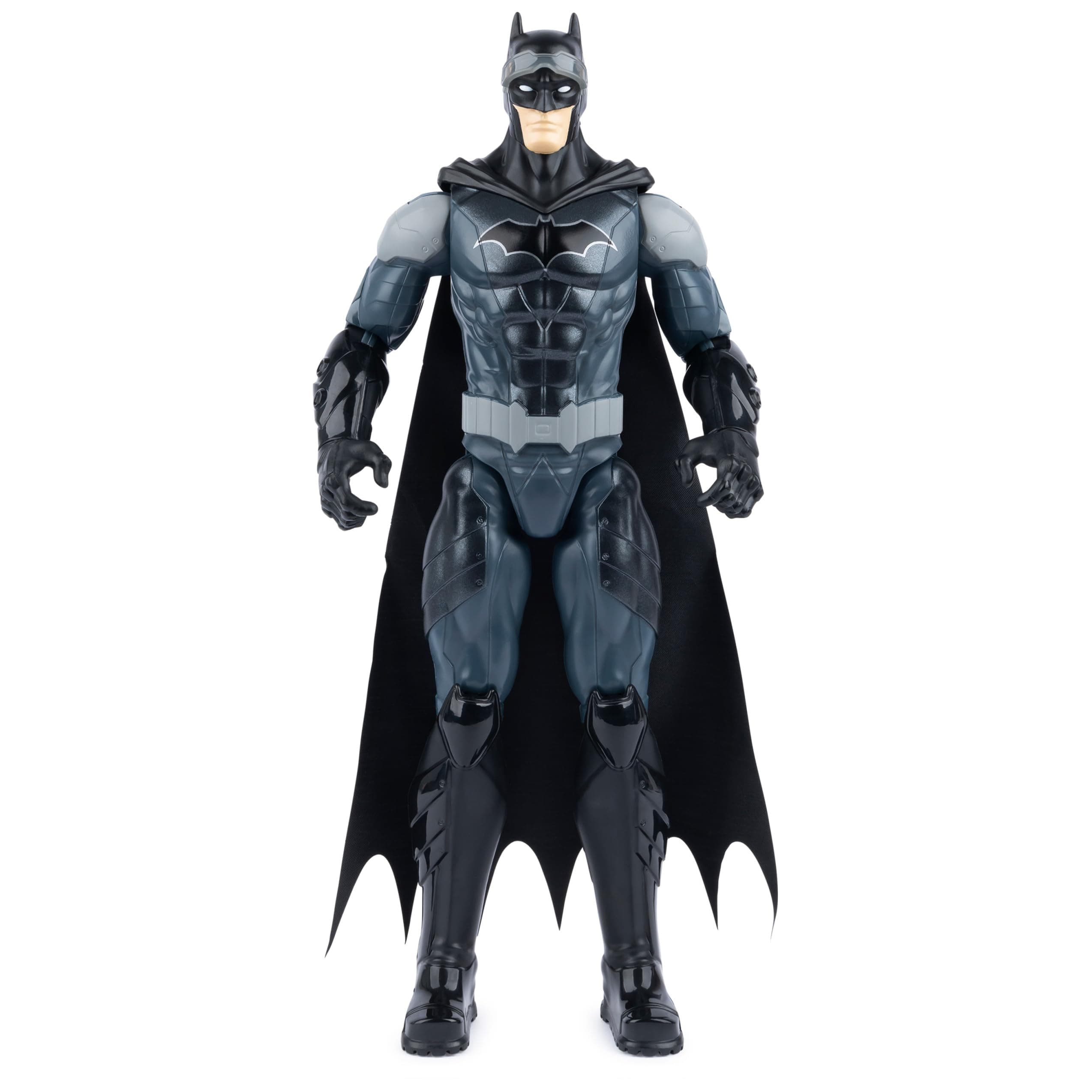 DC Comics | Batman | 30 cm Scale Batman Character with Blue Combact Armor, Cape, Night Vision Glasses and 11 Points of Articulation - Toys for Boys and Girls from 3 Years
