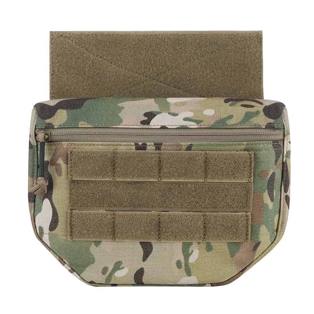 KRYDEX Tactical Admin Pouch Dump Drop Pouch Utility Bag with Hook and Loop for AVS JPC CPC AVS Tactical Vest