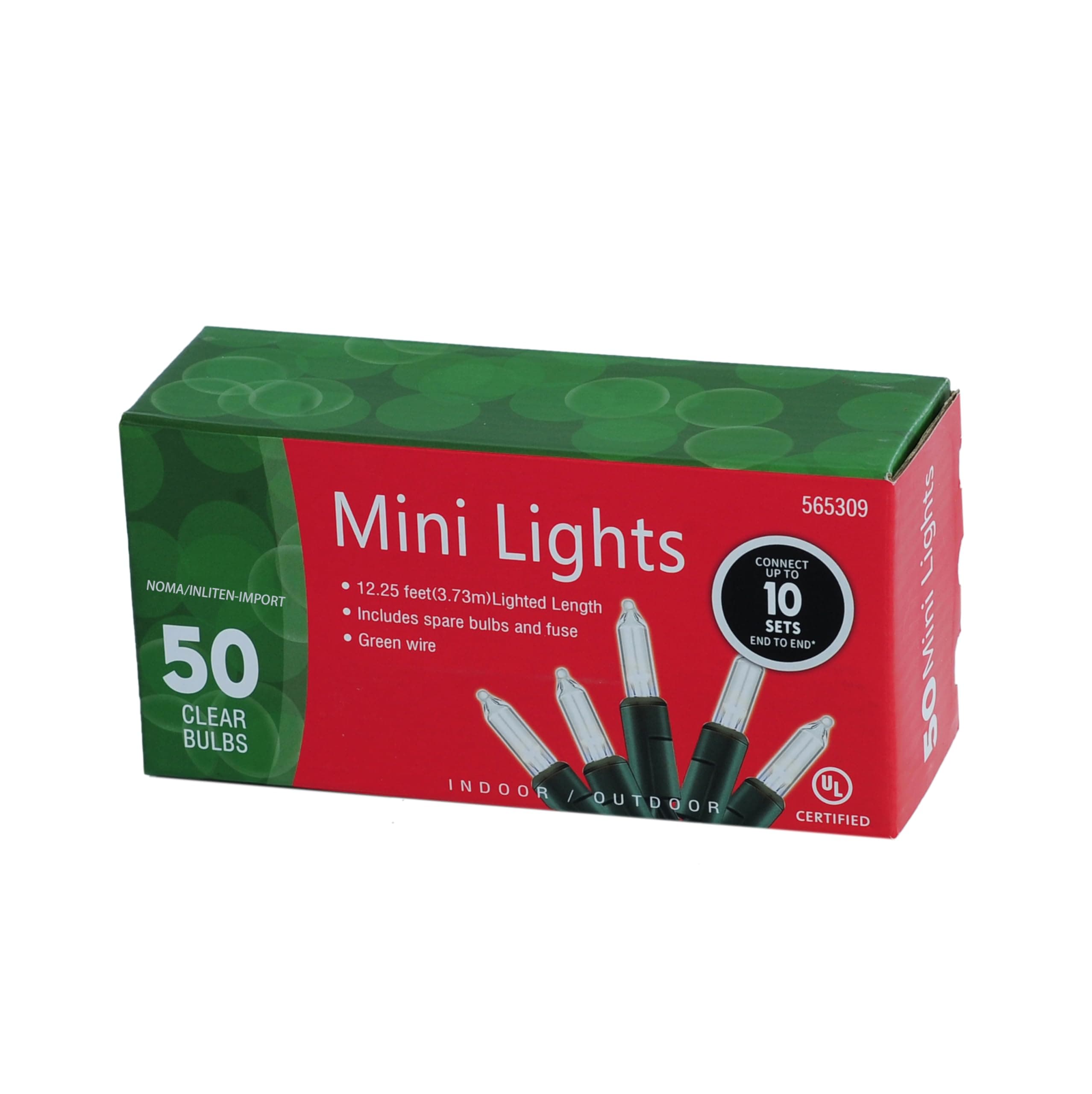 50-Count Clear Christmas Light Set