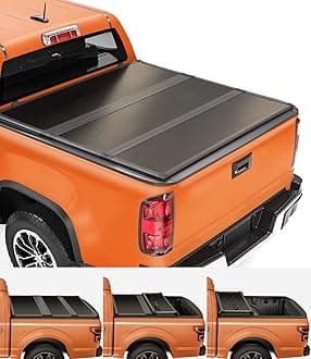 TIPTOP Tri-Fold Hard Tonneau Cover Truck Bed FRP On Top for 2015-2023 Colorado/Canyon 5.2ft Bed (61.7") | TPM3 |