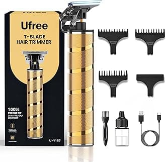 UFREE Hair Clippers for Men,Hair Trimmer For Men Buddha Style Trimmer, Professional Hair Clipper, Adjustable Blade Clipper, Hair Trimmer and Shaver For Men, Retro Oil Head (Multi) (ROSE)